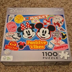 Disney 100 Mickey and Friends Puzzle - Blue and Red